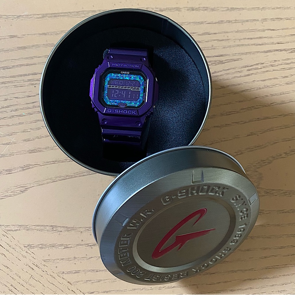 PURPLE CASIO G-SHOCK WATCH GLS-5600KL-6 *LIMITED EDITION*